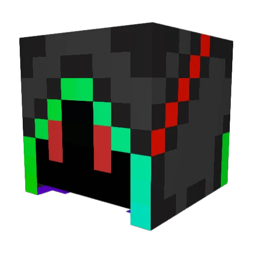 satou5581 Minecraft avatar head, 3D render