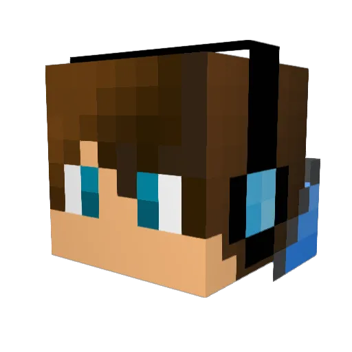 satoxu614 Minecraft avatar head, 3D render