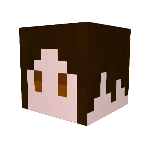 satsukisony Minecraft avatar head, 3D render