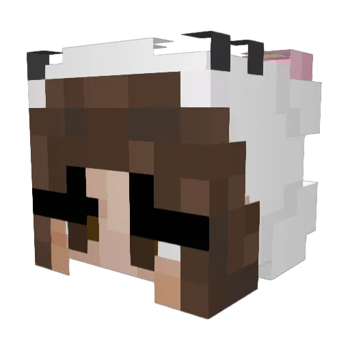 saturn_playz Minecraft avatar head, 3D render