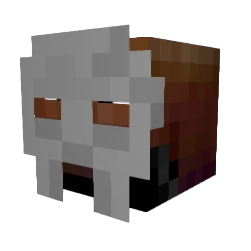 saturncobra Minecraft avatar head, 3D render
