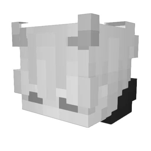 saturnik Minecraft avatar head, 3D render