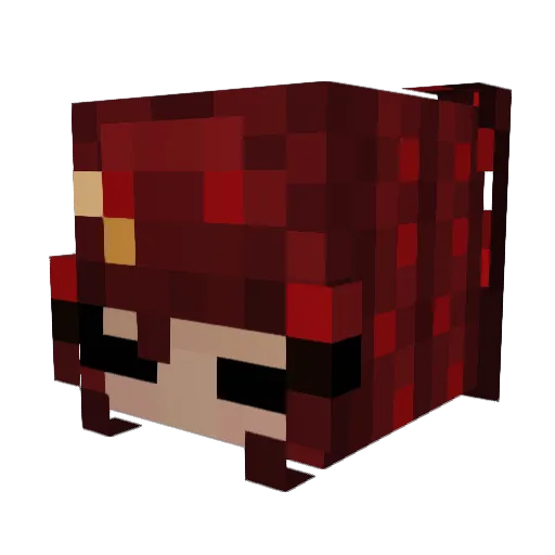 saturnzgaze Minecraft avatar head, 3D render