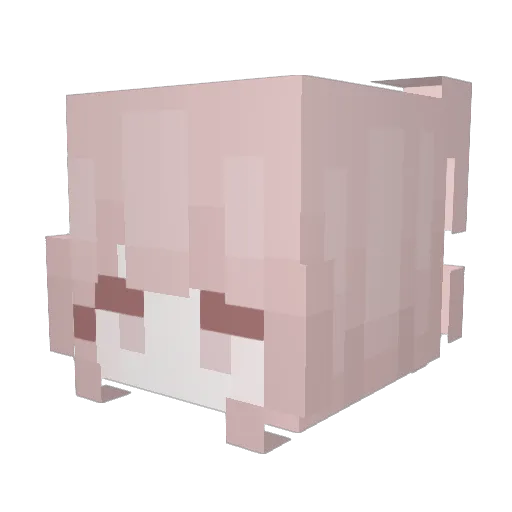 saturrna Minecraft avatar head, 3D render