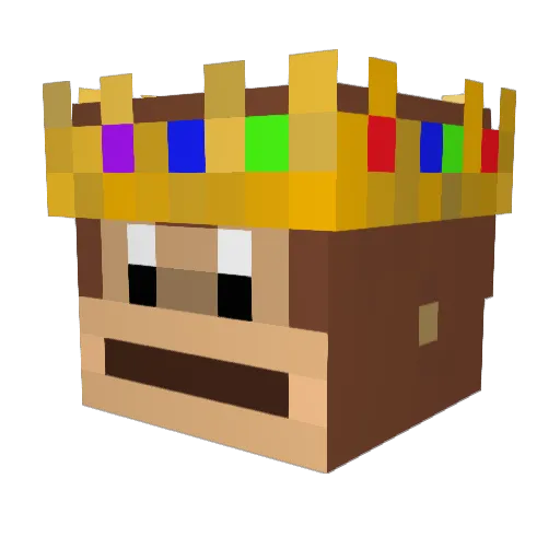 satvirsings Minecraft avatar head, 3D render