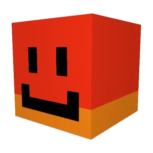 satvren Minecraft avatar head, 3D render