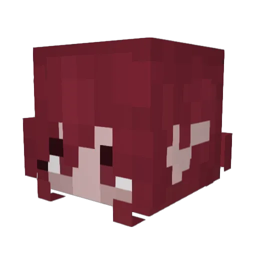 satye Minecraft avatar head, 3D render