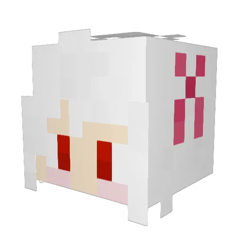 satyf Minecraft avatar head, 3D render