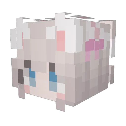 sauce96 Minecraft avatar head, 3D render