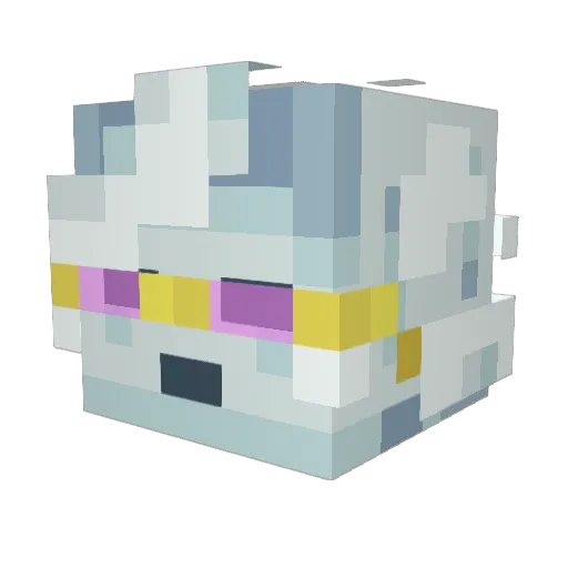 saucebxss Minecraft avatar head, 3D render