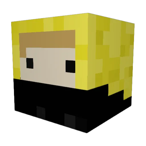 saucisse8386 Minecraft avatar head, 3D render