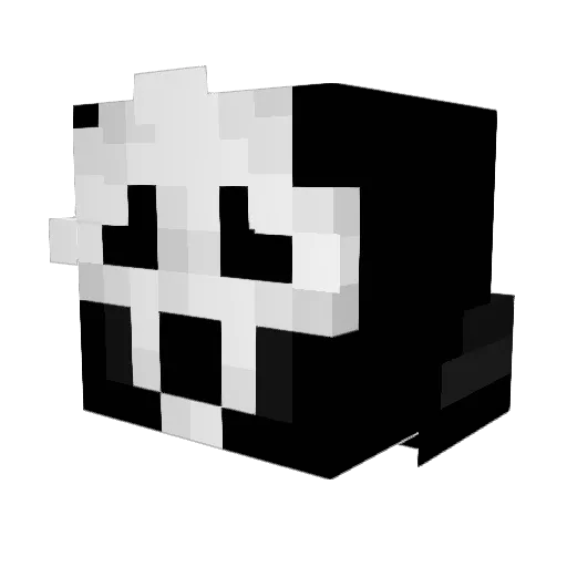 saucyjams Minecraft avatar head, 3D render