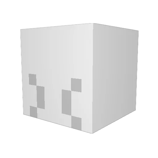 saucytaco5 Minecraft avatar head, 3D render