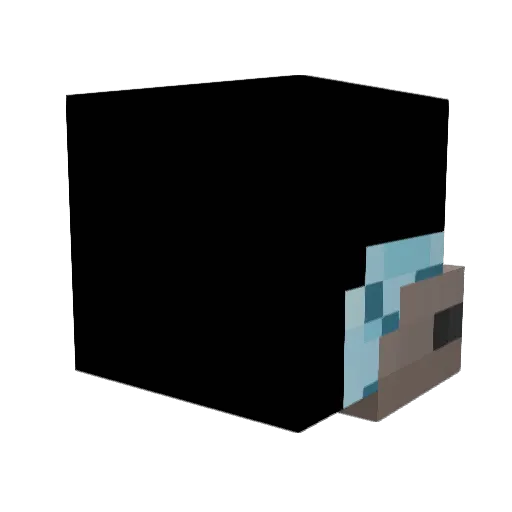 saucyy___ Minecraft avatar head, 3D render