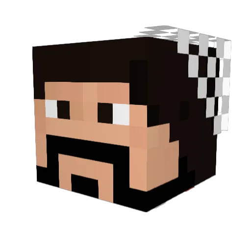 saud881 Minecraft avatar head, 3D render