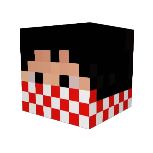 saudigamer511 Minecraft avatar head, 3D render