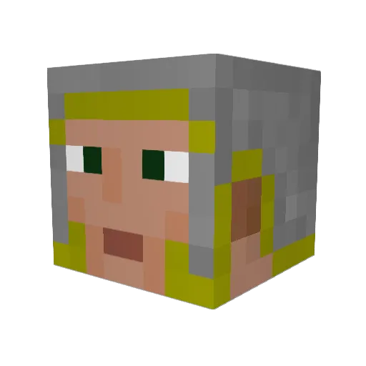saundez0118 Minecraft avatar head, 3D render