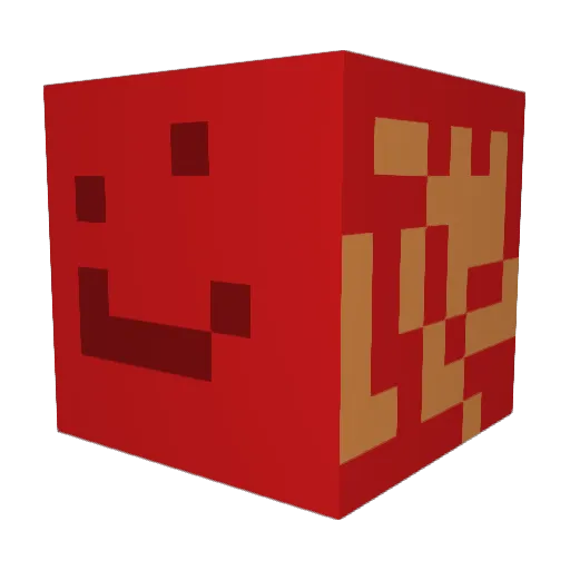 savageNIGHT Minecraft avatar head, 3D render