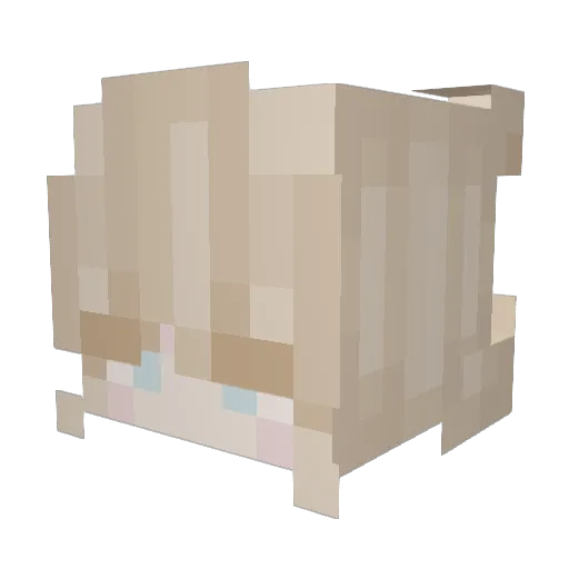 savage_aj Minecraft avatar head, 3D render