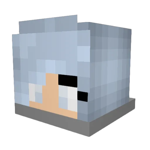 savagechloe Minecraft avatar head, 3D render