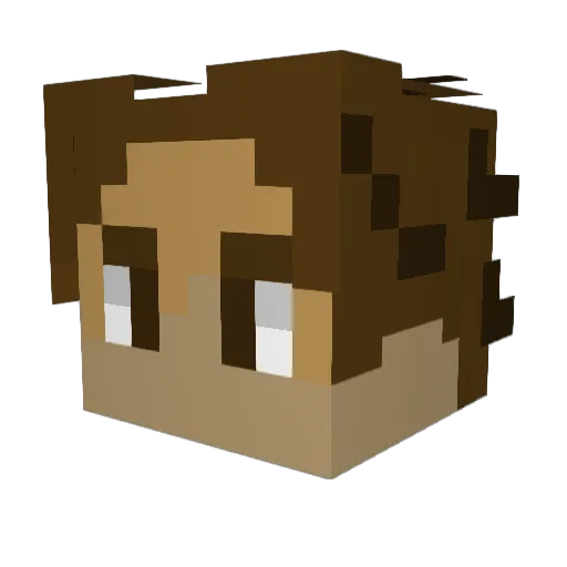 savagejasper101 Minecraft avatar head, 3D render