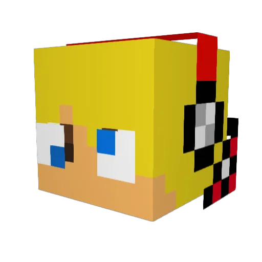 savagepig21 Minecraft avatar head, 3D render