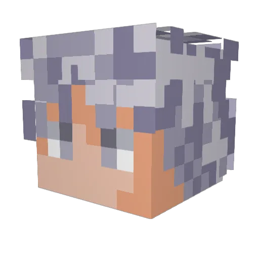 savagewolf654 Minecraft avatar head, 3D render