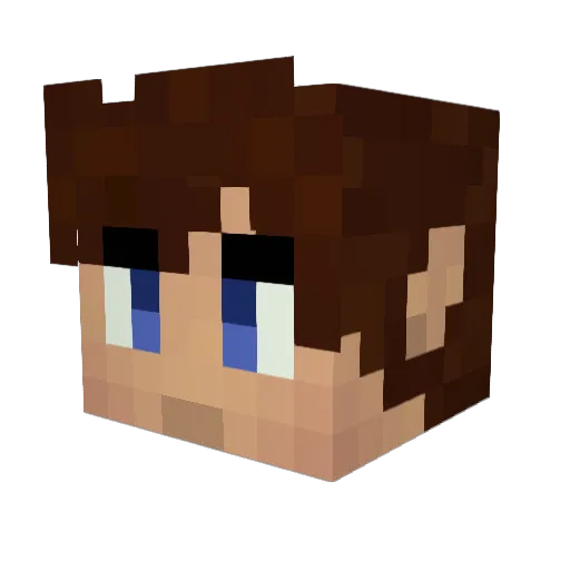 savago44 Minecraft avatar head, 3D render