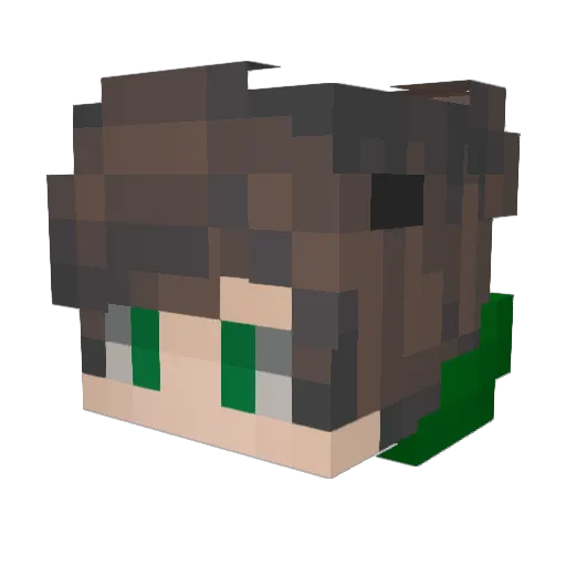 savannacat47 Minecraft avatar head, 3D render
