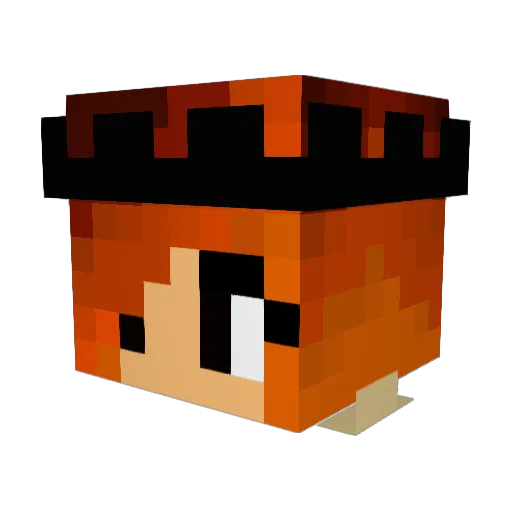 savannah7892 Minecraft avatar head, 3D render
