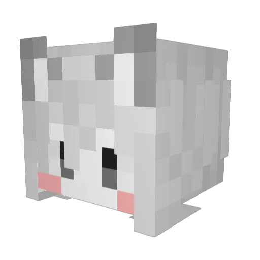 savannimations Minecraft avatar head, 3D render