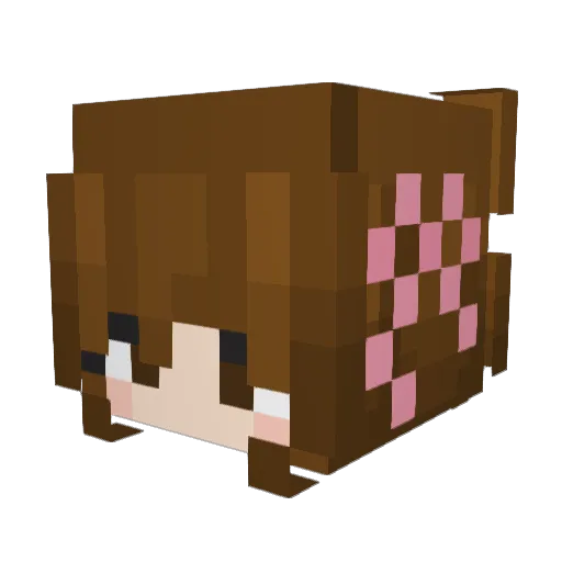 savboud Minecraft avatar head, 3D render
