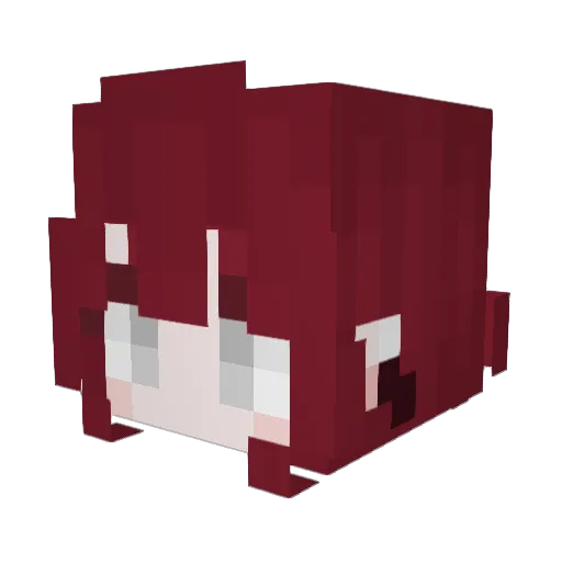 savearth Minecraft avatar head, 3D render