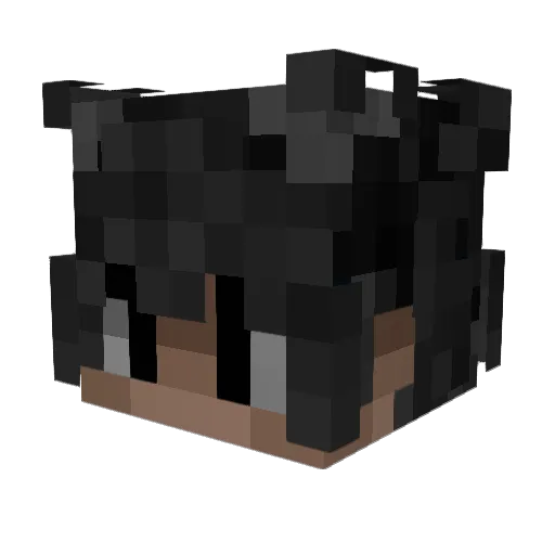 savertooth8 Minecraft avatar head, 3D render