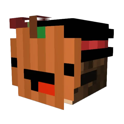 savethegods Minecraft avatar head, 3D render