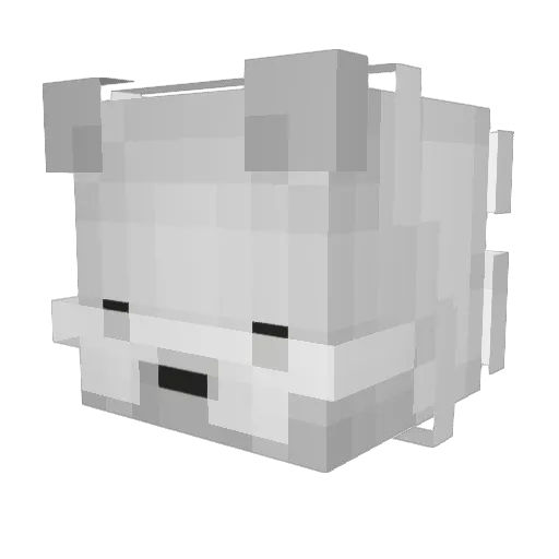 savikk Minecraft avatar head, 3D render