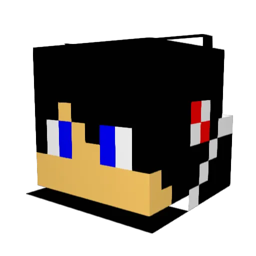 saviorseph Minecraft avatar head, 3D render
