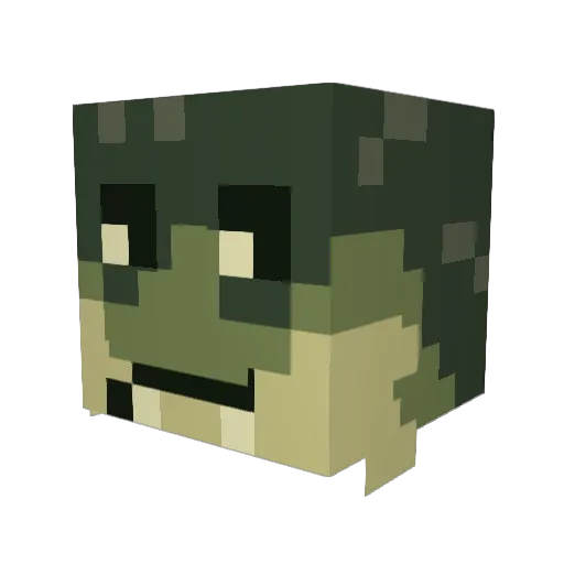 savorycharm Minecraft avatar head, 3D render