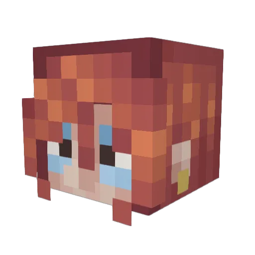 savorytoes69 Minecraft avatar head, 3D render