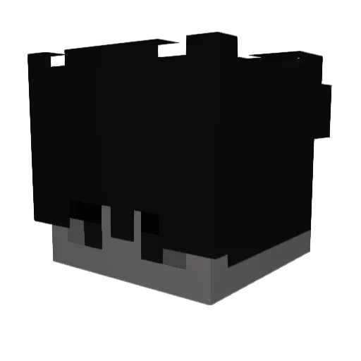 savqe Minecraft avatar head, 3D render