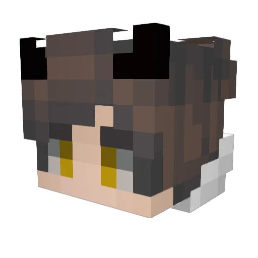 savre_ Minecraft avatar head, 3D render