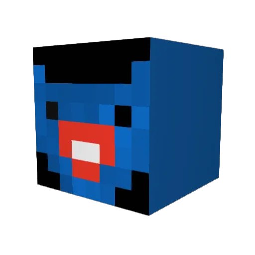 savvy_n Minecraft avatar head, 3D render