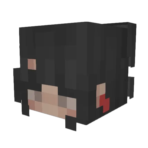 savx02 Minecraft avatar head, 3D render