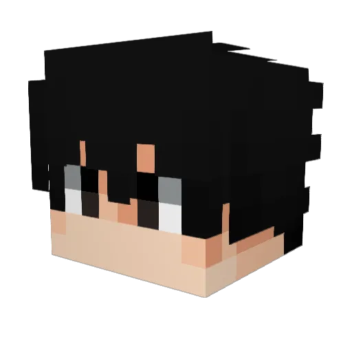 savyoL Minecraft avatar head, 3D render