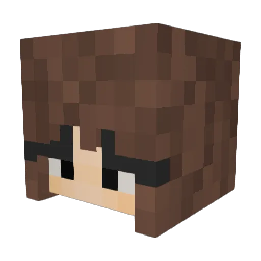 sawah69 Minecraft avatar head, 3D render