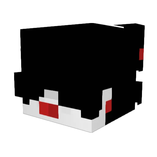 sawoi Minecraft avatar head, 3D render