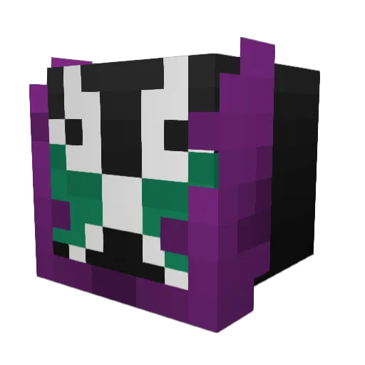 sawsbuck Minecraft avatar head, 3D render