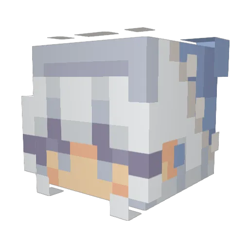 sawula4 Minecraft avatar head, 3D render