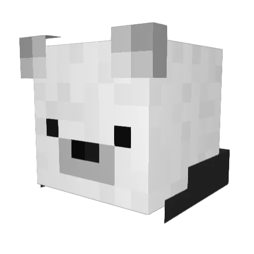 sawyersick Minecraft avatar head, 3D render