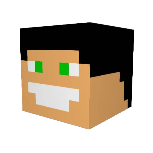 saxen73 Minecraft avatar head, 3D render